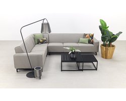 Boavista/Royalty Sunbrella loungeset - Nature Grey - 5-delig - Links