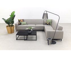 Boavista/Royalty Sunbrella loungeset - Nature Grey - 5-delig - Rechts