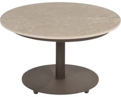 Boaz lounge tuintafel 60xH35 cm ceramic middenpoot terre 4 Seasons Outdoor