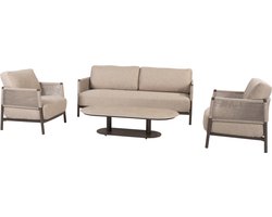 Boaz Savanne stoel bank loungeset 4 delige keramiek terre 4 Seasons Outdoor