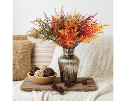 Bobbel home - Herfstboeket - 8 bundels kunstbloemen - balkon - kunstbloemen weerbestendig - buiten - Kunstbloemen - uv-bestendig