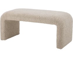 Bobbie bankje beige 100cm