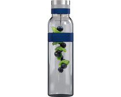 Boddels SUND Waterkaraf met fruit infuser - 1,1 liter - Blauw