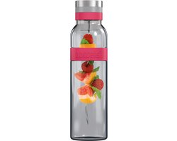 Boddels SUND Waterkaraf met fruit infuser - 1,1 liter - Roze