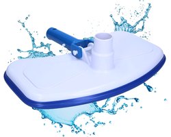 Bodemzuiger voor Zwembaden met 8 Borstels - Extra Zware Zwembadborstel met Clip-On Aansluiting