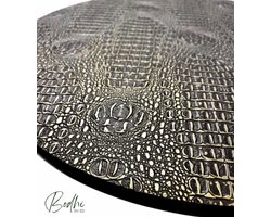 Bodhi by Ed - Dienblad - Rond - 40 cm - Decoratie - Vierkant - Ovaal - Plateau - croco - Brons