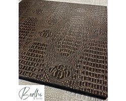 Bodhi by Ed - Dienblad - Vierkant - 40x40 cm - Rond - Plateau - Brons Croco