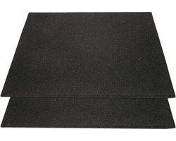 Bodo® 2 x Anti Trillingsmat Wasmachine en droger - 60x60x1cm