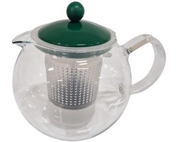Bodum Assam Theepot - 1 l - Glas - Incl. Filter Groen
