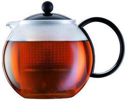Bodum Assam Theepot Met Plastic Filter - 8 Kops - 1.0 L - Zwart
