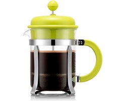 Bodum | Caffettiera French Press Cafetière | Kunststof deksel | 4 kops | Limoengroen | 500ml
