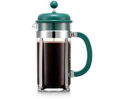 Bodum Coffee Maker | Caffettiera French Press Cafetière | Kunststof deksel | 8 kops | Forest Green | 1L