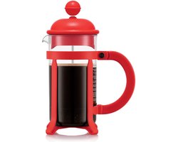 Bodum | Java French Press Cafetière | Kunststof | 3 kops | Basic Red | 350ml