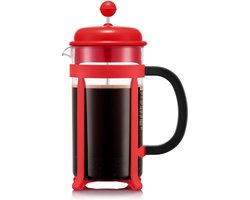 Bodum | Java French Press Cafetière | Kunststof | 8 kops | Rood | 1L