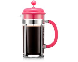 Bodum | Tritan French Press Cafetière | Kunststof | 8 kops | Bubblegum | 1L