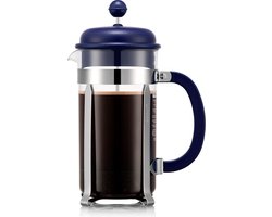Bodum | Tritan French Press Cafetière | Kunststof | 8 kops | Midnight blauw | 1L