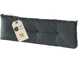 Bodyprotect rugkussen voor pallets - palletkussen 120x40 cm - palletkussens buiten & binnen - te gebruiken als palletkussen, rugleuning of pallet rugkussen - Made in EU - 120 x 40 cm - donkergrijs