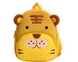 BoefieBoef Tijger peuter / kleuter rugtas - Tiger kinder rugzak - jongens en meisjes - 6 liter - 0 tot 5 jaar oud - dierentas - peuterspeelzaal - Kerst Cadeau - gymtas - speelzaal - bso - baby backpack - schooltas - dier - animal - geel - bruin