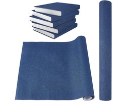 Boekbinddoek Linnen - Ambachtelijke Stof - DIY Knutselen - Duurzaam Materiaal - 1.2mx40cm - Pruisisch Blauw