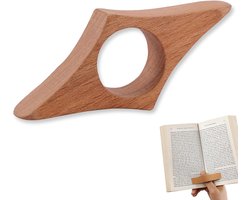 Boekenhouder - houten boekenhouder - duim leesaccessoires - cadeaus voor boekenliefhebbers - cadeaus voor leraren - 22 mm
