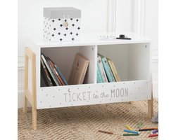 Boekenkast 2 Vakken Louise