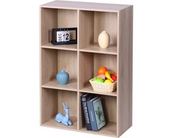 Boekenkast - 61x91x30 cm - eiken - met planken