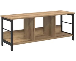 Boekenkast | Boekenrek | Opbergkast Artisan Eiken 102 x 32 x 40,5 cm Bewerkt hout