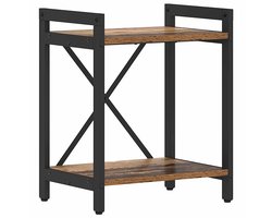 Boekenkast | Boekenrek | Opbergkast | Vakkenkast Oud hout 40 x 30 x 48.5 cm Bewerkt hout