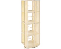 Boekenkast - Boekenrek, Opberruimte en 4-laags - Geschikt voor Boekenopslag en Decoratie