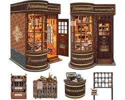 Boekenkast Decoratie Kit met 3D Houten Puzzels voor Volwassenen - Creatief en Uniek Geschenk