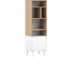 Boekenkast Horizon | 46,55 x 40 x 153,4 cm | Oak White design