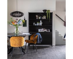 Boekenkast Industrieel 2 deuren | Eleonora 22528
