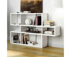 Boekenkast Lisbon 1 - wit