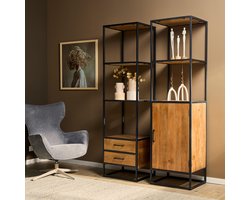 Boekenkast Liv | 2 lades