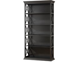 Boekenkast Luno - Bruin - Met 6 Lagen - Boekenrek Opbergrek - Voor Kantoor, Woonkamer of Slaapkamer