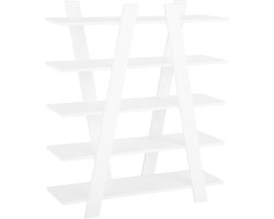 Boekenkast met 5 planken ESCALANTE 116 cm Wit