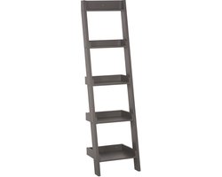 Boekenkast met 5 planken MOBILE DUO 166 cm Grijs