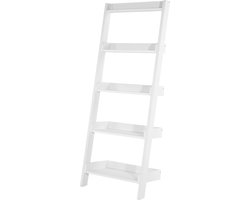 Boekenkast met 5 planken MOBILE TRIO 166 cm Wit