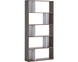 Boekenkast met 5 planken ORILLA 174 cm Donkerbruin