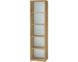 Boekenkast Mouna 50cm - eik/wit