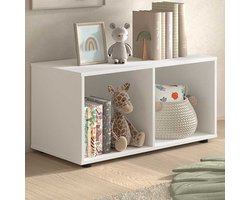 Boekenkast Primo - 79x40x40cm - Wit