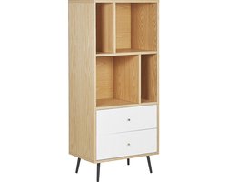 Boekenkast RICHMOND 139 cm Licht eikenhout