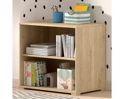 Boekenkast Sammie 68x43x62cm - met 1 legplank - eikdecor