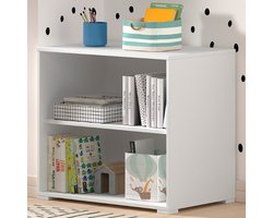 Boekenkast Sammie 68x43x62cm - met 1 legplank - wit