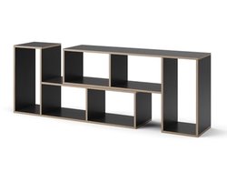 Boekenkast Set van 2 - Multifunctionele Rekken voor Woonkamer, Kantoor of Kinderkamer