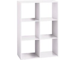 Boekenkast Vakkenkast 6 Vakken Nina Wit