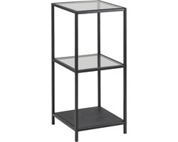 Boekenkast Vayen Glas Zwart 82,5cm - Giga Living