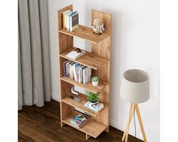 Boekenkast Vireftere 176x62x29 cm houtkleurig [en.casa]