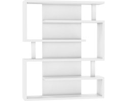 Boekenkast - Voor in de woonkamer - Wit - 152 cm