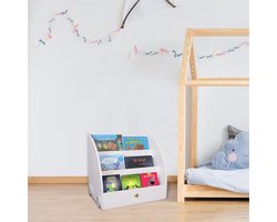 Boekenkast voor kinderen - Speelgoedkast - Opbergkast - Kinderkamer - Kinderkamerkast - Schappenkast